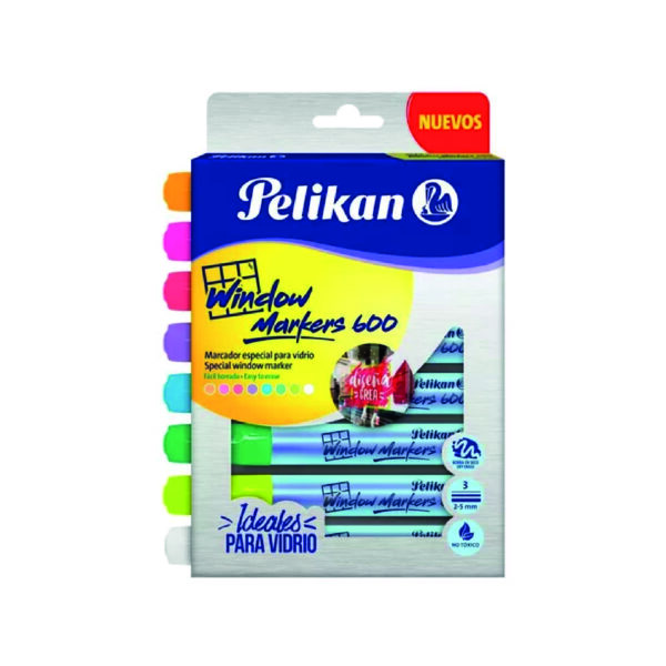 ART_MARCADOR PELIKAN X 8UND WINDOW MARKERS Marcador Pelikan * 8 UND WINDOW MARKERS