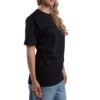 Camiseta Silueta Essential 200gr – 100% Algodón Peruano – Negro
