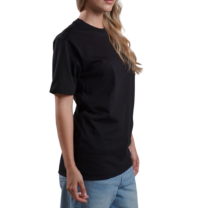Camiseta Silueta Essential 200gr – 100% Algodón Peruano – Negro