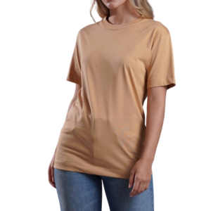 Camiseta Silueta Essential 200gr – 100% Algodón Peruano – Camel