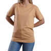 Camiseta Silueta Essential 200gr – 100% Algodón Peruano – Camel